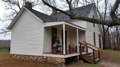 George Washington Carver's childhood home.