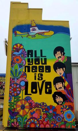 All you need is love! At the Liverpool Legends show.